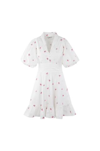 Makayla Dress Embroidery poplin dress