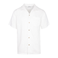 Massimo Shirt White S Camp collar SS shirt
