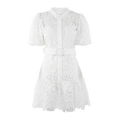 Serilda Dress White M Lace mini dress