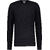 Basse Sweater Navy L Lambswool with patch 