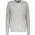 Curtis Sweater Light Grey Melange L Bamboo r-neck 