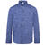 Ronan Shirt Mid Blue Melange M Linen/Viscose Shirt 