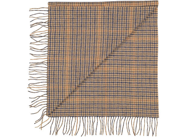 Bea Scarf Camel Check One Size Wool scarf 