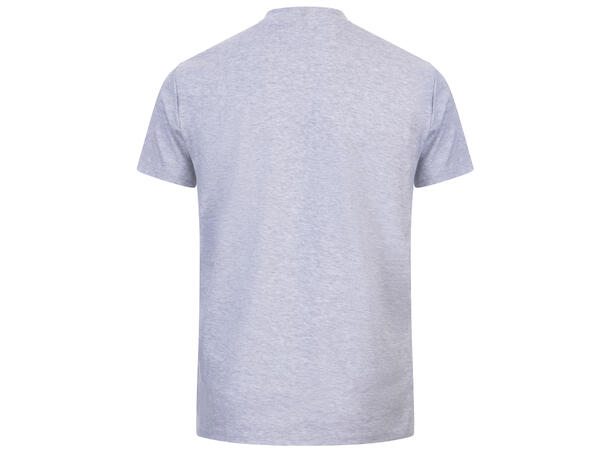 Bruno Tee Lt.grey mel L Organic cotton mock neck 