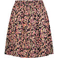 Dagny Skirt Black AOP XL Basic viscose skirt