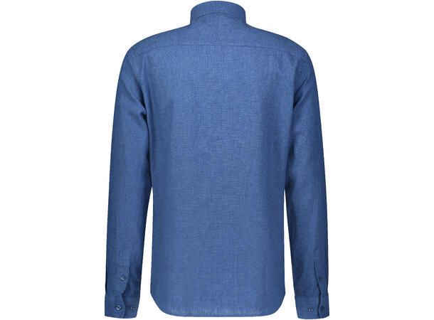 Declan Shirt Mid blue melange XXL Linen/Viscose Shirt 