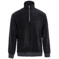 Depp Half-zip Black S Corduroy stretch sweater