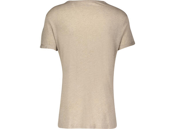 Hans Tee Sand melange XL Linen t-shirt