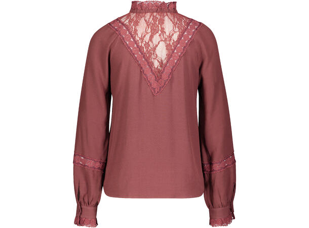 Jackie Blouse Decadent Chocolate XS Viscose lace top 