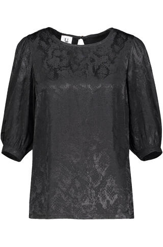 Jamila Top Puffed sleeve viscose top