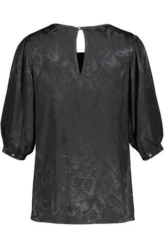 Jamila Top Puffed sleeve viscose top