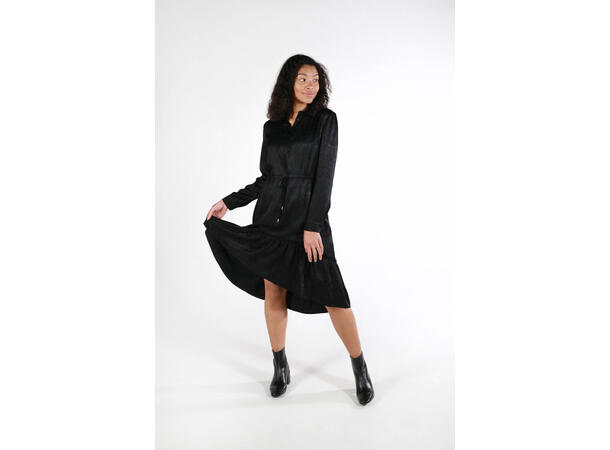 Keya Dress black S Viscose shirt dress 
