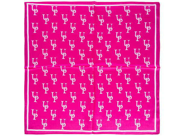 Kristiansand Scarf Magenta One Size Printed silk scarf 