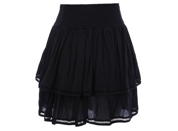 Lori Skirt Black S Organic cotton skirt 