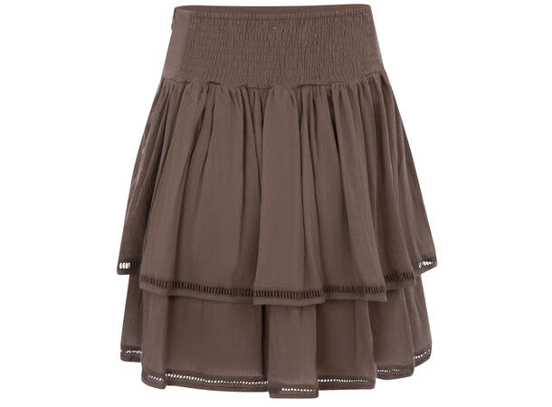 Lori Skirt Olive S Organic cotton skirt 