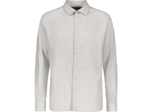 Ludvig Shirt Light Grey S Oxford lyocell shirt 