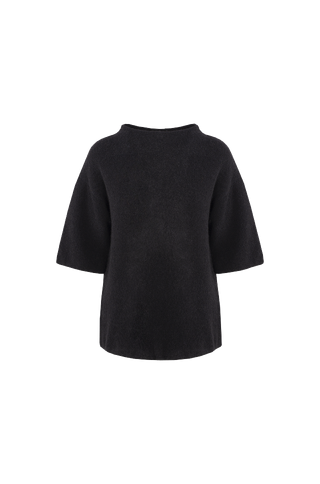 Marygrace Top Teddy knit SS wool sweater