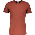 Niklas Basic Tee Rust L Basic cotton T-shirt