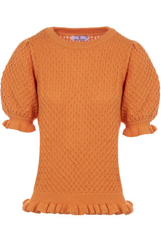 Oline Top Honeycomb SS sweater