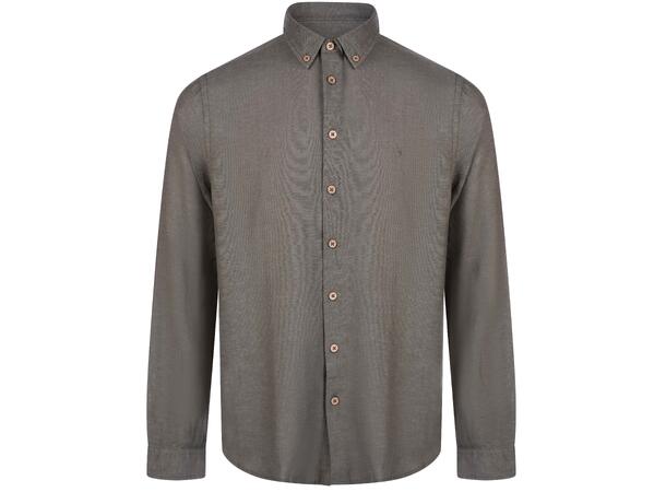 Ronan Shirt Olive M Linen/Viscose Shirt 