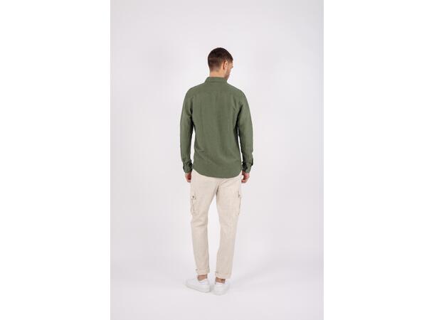 Ronan Shirt Olive M Linen/Viscose Shirt 