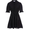 Tiera Dress Black M Cotton crepe stretch dress