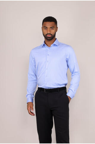 Totti Shirt Light blue L Basic stretch shirt