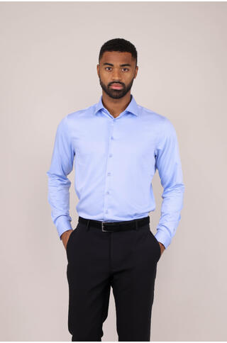 Totti Shirt Light blue L Basic stretch shirt