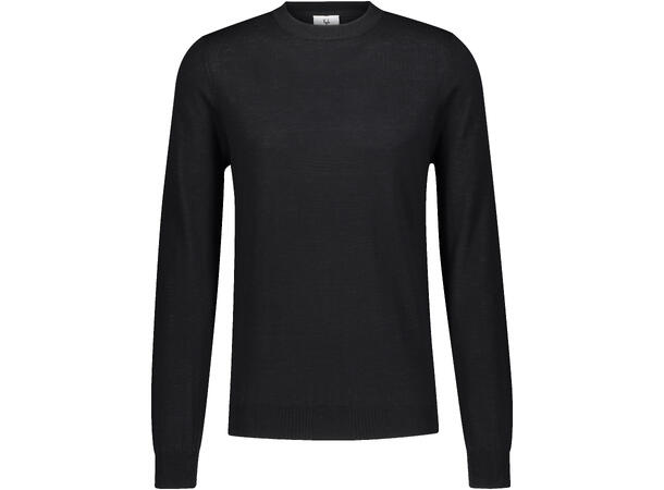 Veton Sweater Black XXL Basic merino sweater 