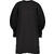 Nini Dress Black XS Puffed sweatshirt dress 
