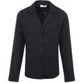 Ana Shirt Black XL Notch collar bamboo shirt