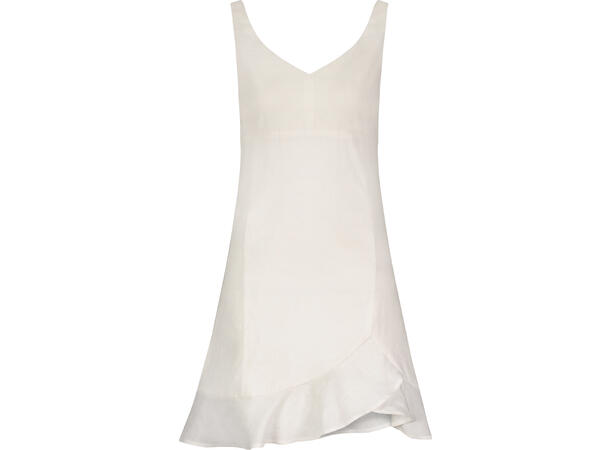 Annie Dress White L Linen mini dress 