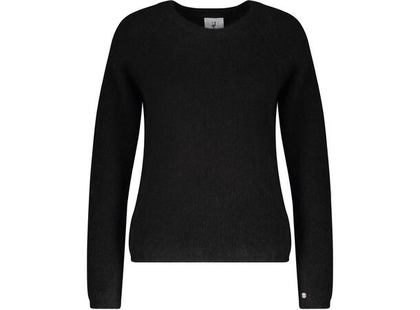 Betzy Sweater Black XL Mohair r-neck 