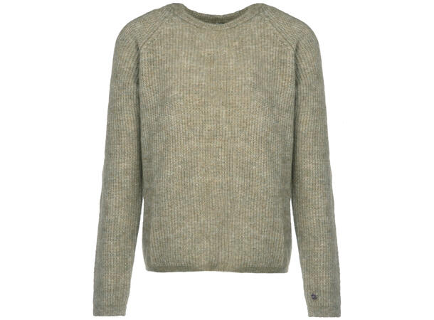 Betzy Sweater Dusty green S Mohair r-neck 