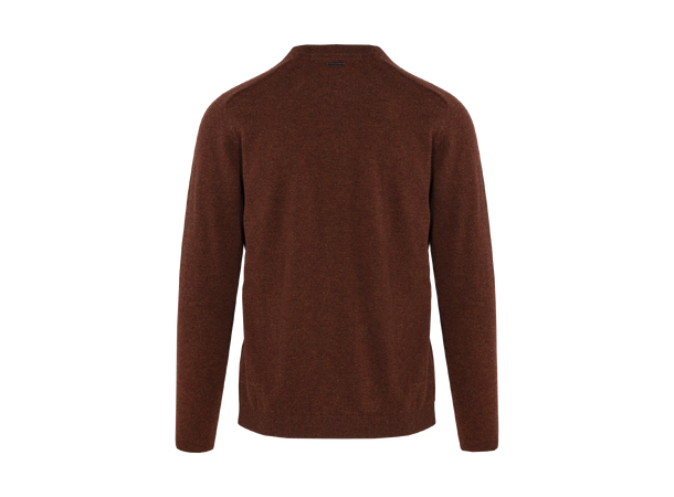 Constantin Sweater Rust S Wool r-neck 
