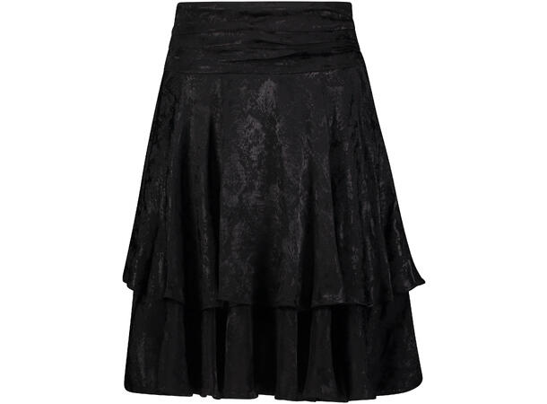 Elaine Skirt black L EcoVero wide waist skirt 