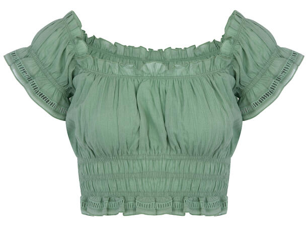 Elsie Top Dusty green XS Crop top 