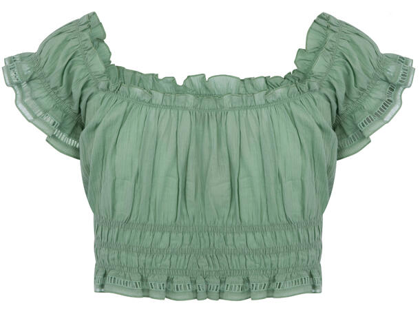 Elsie Top Dusty green XS Crop top 