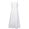 Faye Dress White XS Organic cotton summer dress