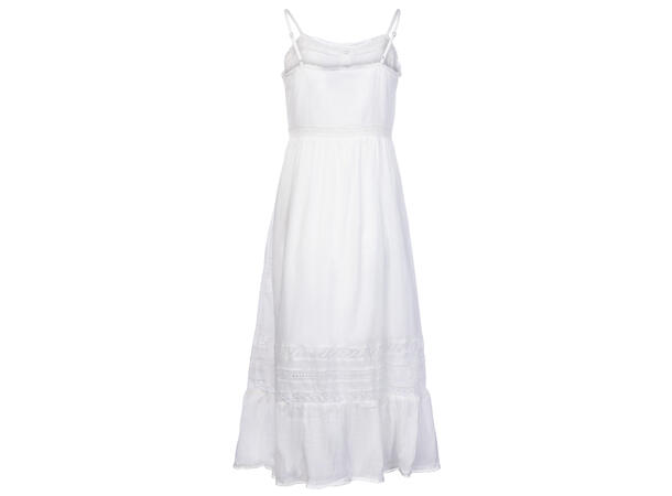 Faye Dress White XS Organic cotton summer dress 