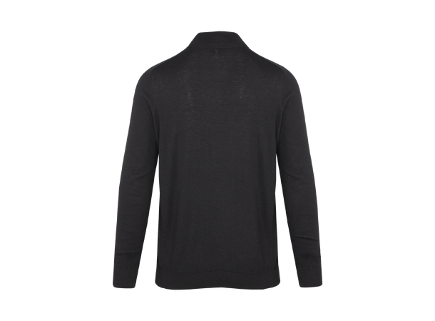 Gino Sweater Black M Merino blend turtleneck 