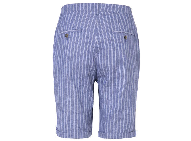 Herman Shorts Blue Stripe S Linen stretch shorts 