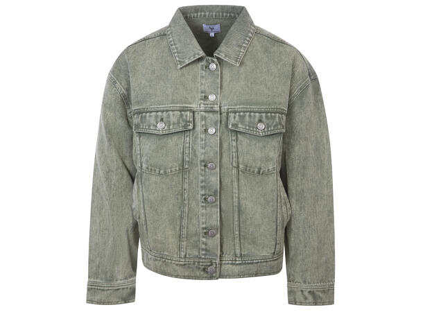 Julianne Jacket Washed Olive XL Denim jacket 