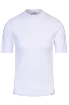 Lara Tee White XL 365 organic cotton mock neck tee - Urban Pioneers AS