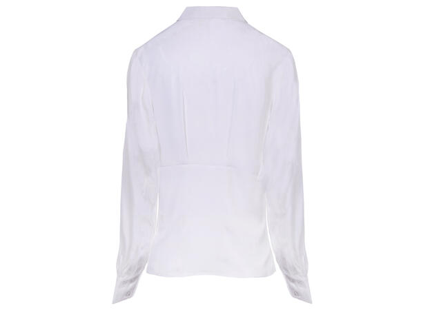 Lela Blouse Cream XS Cupro stretch blouse 