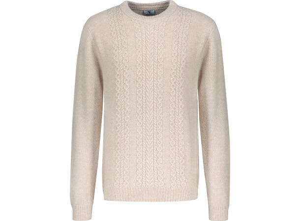 Marco Sweater Sand S Cable knit sweater 
