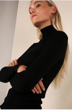 Marit Turtleneck Merino rib turtle