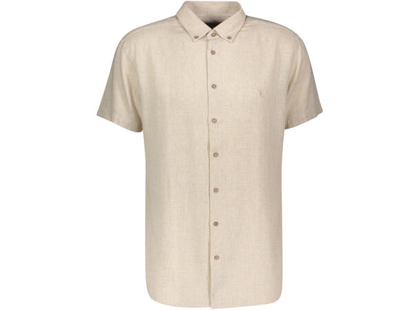 Sawyer Shirt Sand Melange M SS linen shirt 