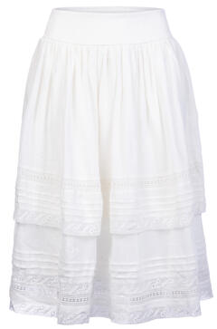 Synne Skirt Layered cotton skirt