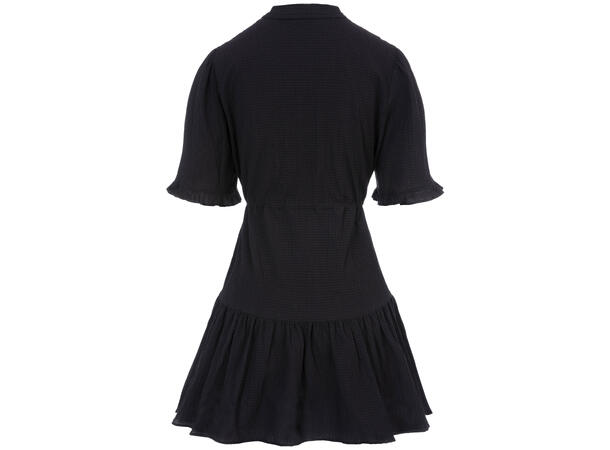 Tiera Dress Black L Cotton crepe stretch dress 